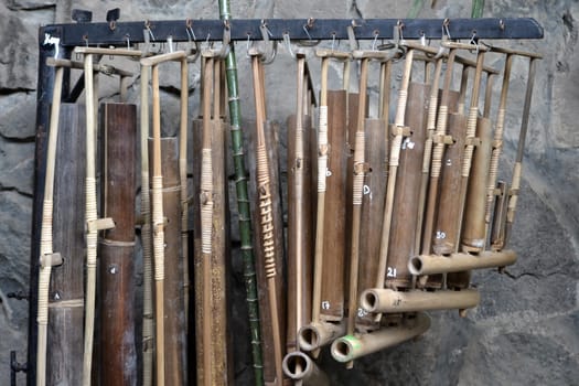 angklung is traditional musical heritage made from bamboo and worldwide recognize originally from indonesia