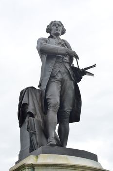 Statue of thomas gainsborough in sudbury