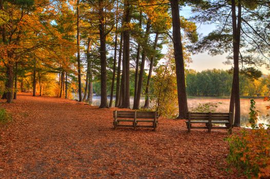 Colorful scenic Landscape in High Dynamic Range.