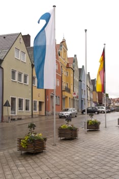 In the old Town of Neustadt in Germany