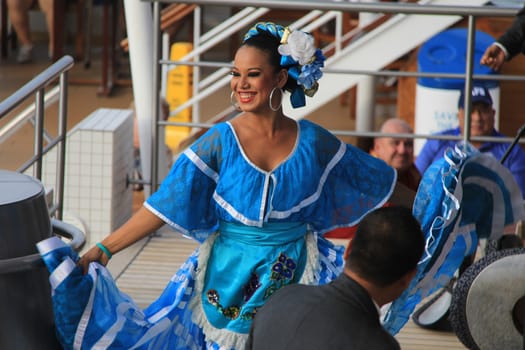 Mexican entertainers performing on stage in Puerto Vallarta, Mexico
07 Dec 2012
No model release
Editorial only