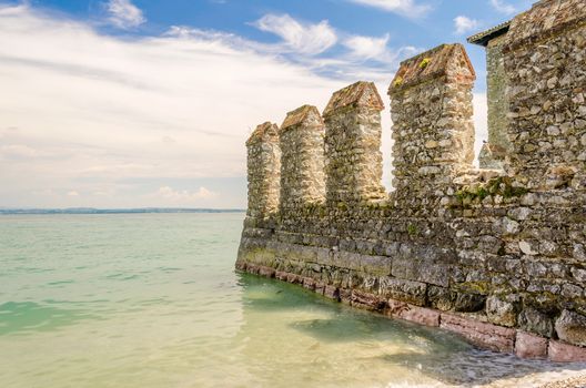 Scaliger Castle on the Garda Lake, Sirmione, Italy