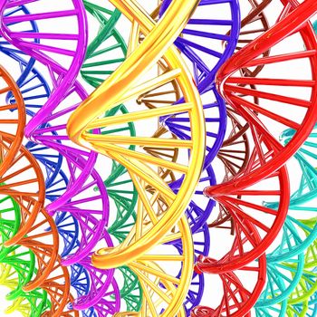 DNA structure model background