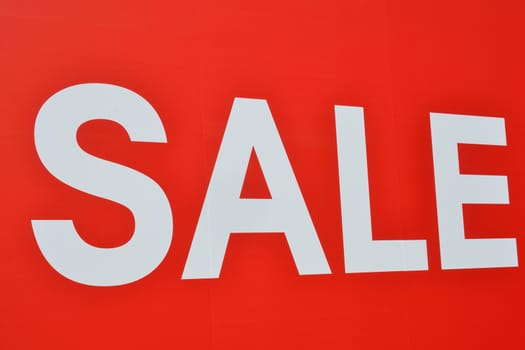 Red sale sign