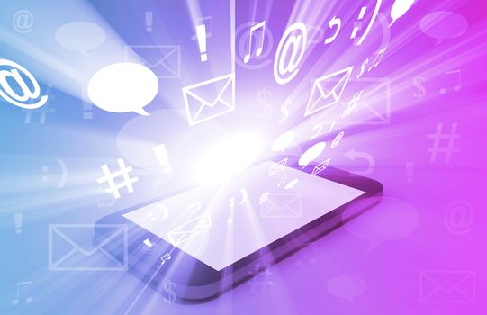 Digital Lifestyle and Entertainment as a 3d Concept