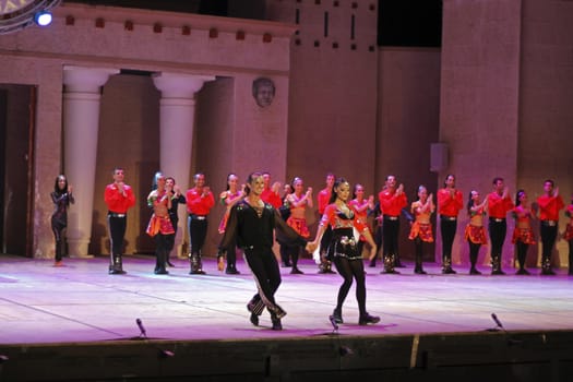 Fires of Anatolia. Performance in the amphitheater of Anatolia.