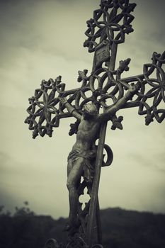 Figure of Christ on the Cross at the Crucifixion