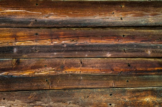 Detail of wooden textured wall background