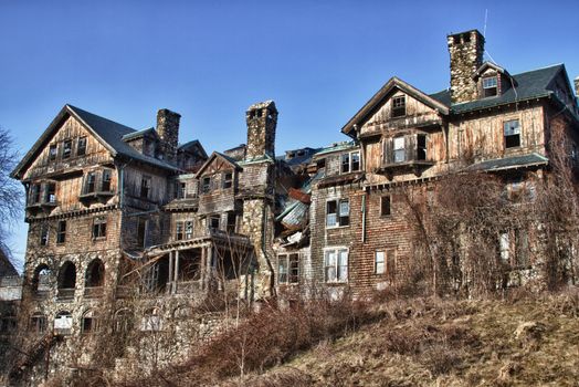 Abandoned Bennett school for girls in New York