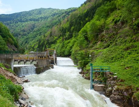 Small hydro power plant in Turkey