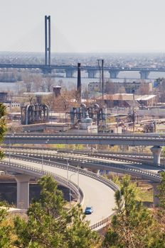 transport interchange over the Industrial Zone