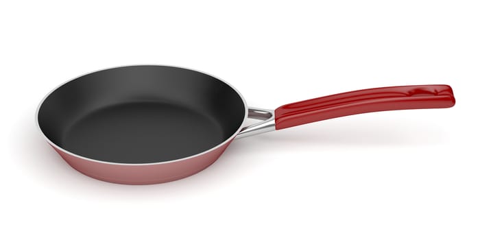 Frying pan isolated on white background