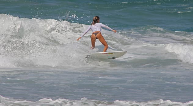 A young lady surfing in Puerto Escondido, Mexico
01 Apr 2013
No model release Editorial only