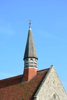 church roof and tower