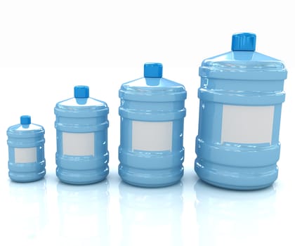 water bottles