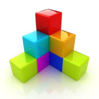 colorful block diagram