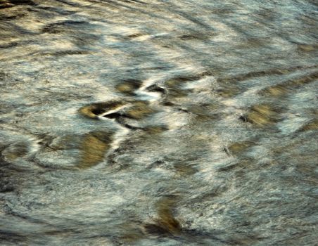 background or texture blured Early evening river