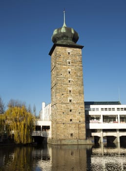 New Town Water Tower - The building dates from the late 15th century, probably sometime between 1488-1495. Prague, Czech republic