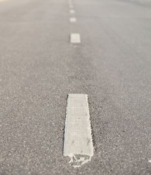 Road surface and symbol The path of the road toward the front.