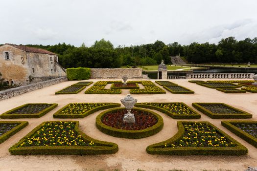 La Roche Courbon  castle in charente maritime region of France