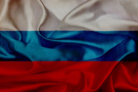 Russia waving flag