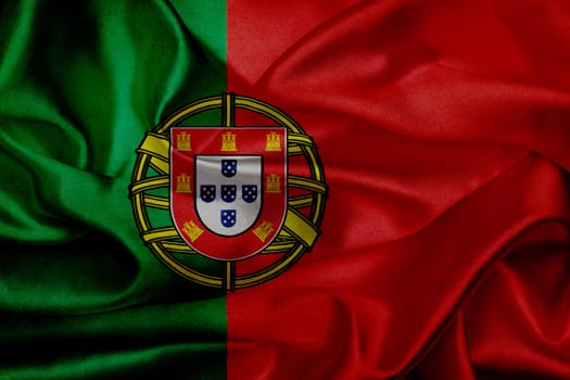 Portugal grunge waving flag