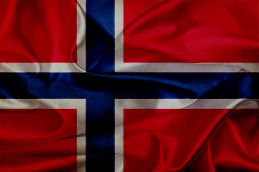 Norway grunge waving flag