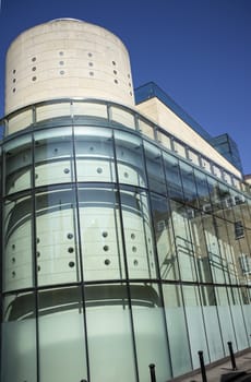 Modern spa complex in the historic city of Bath in Somerset, England