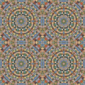 Abstract artistic background, seamless abstract pattern, mosaic of fabric, colored wool mohair
