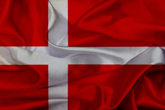 denmark grunge waving flag