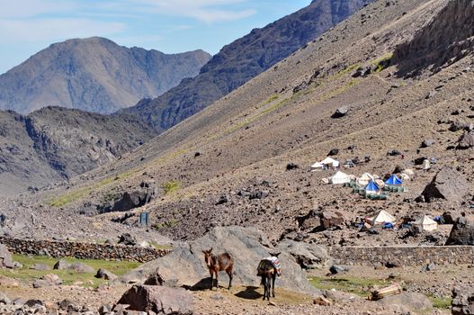 Atlas mountains in Morocco