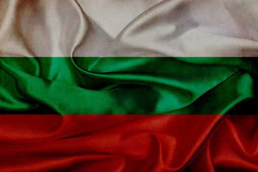 Bulgaria grunge waving flag