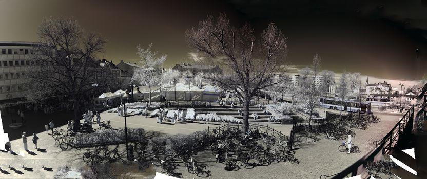Swedish town infrared filter