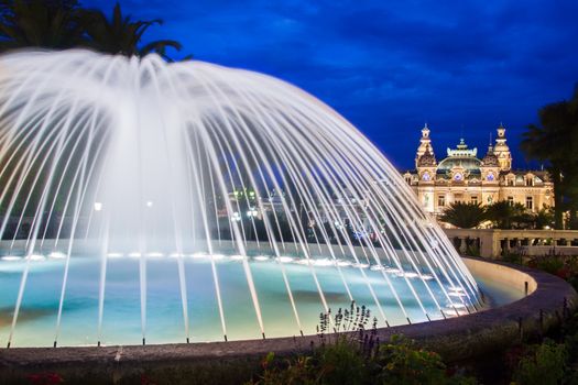 The Monte Carlo Casino is a gambling and entertainment complex located in Monte Carlo, Monaco, Cote de Azul, France, Europe. It includes a casino, the Grand Theatre de Monte Carlo, and the office of Les Ballets de Monte Carlo.