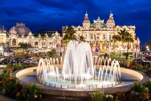 The Monte Carlo Casino is a gambling and entertainment complex located in Monte Carlo, Monaco, Cote de Azul, France, Europe. It includes a casino, the Grand Theatre de Monte Carlo, and the office of Les Ballets de Monte Carlo.