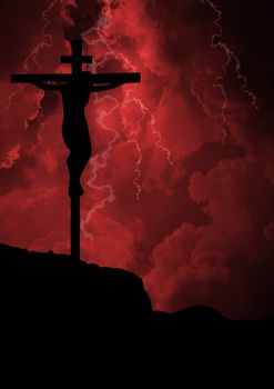 The Crucifixion of Jesus Christ - Jesus on the cross