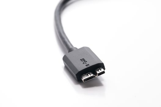 Universal Serial Bus (USB) standard for computer connectivity on white background