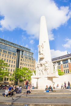 The pillar figures represents the suffering during the war.