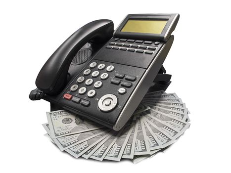 Telephone on top of dollars as cold calling gives results.