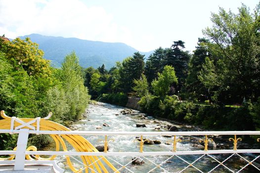 Fluss Passer in Meran
