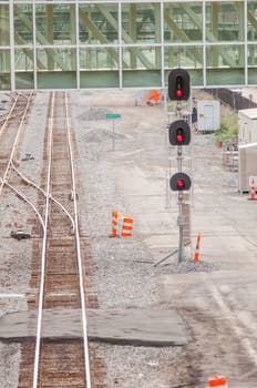 Full Frame of Railroad Tracks