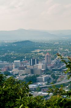 roanoke virginia city skyline