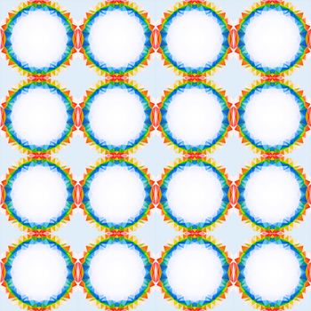 rainbow  seamless retro pattern