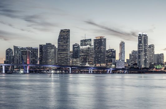 Famous cIty of Miami, Florida, special photographic processing.