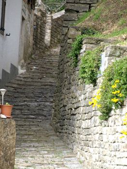 Old Mediterranean stone house in Istria        