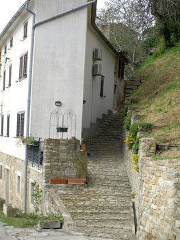 Old Mediterranean stone house in Istria        