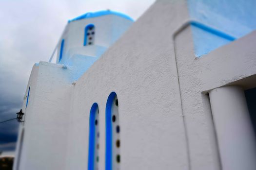 A small Greek orthodox church in Poros island in Greece