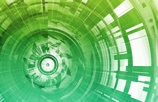 Technology Background Digital Energy as a Art