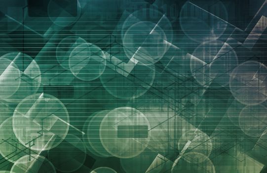 Medical Technology Background as a Art Concept