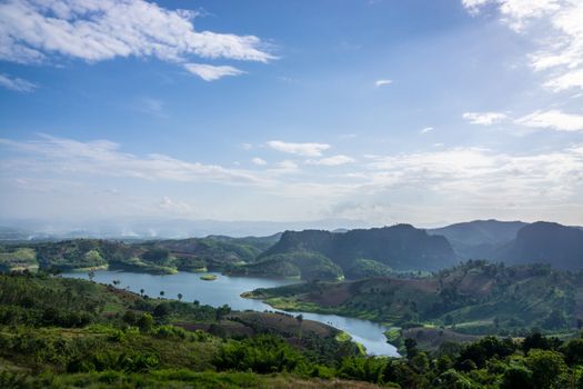 sight seeing of Mae suay dam,Chiangrai,Thailand